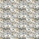 Gray Wolf 24350-94 Wolves Gray Multi by Kathy Goff for Northcott