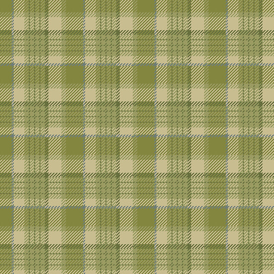 Green Thumb A-278-G Spruce Oxford by Edyta Sitar for Andover Fabrics
