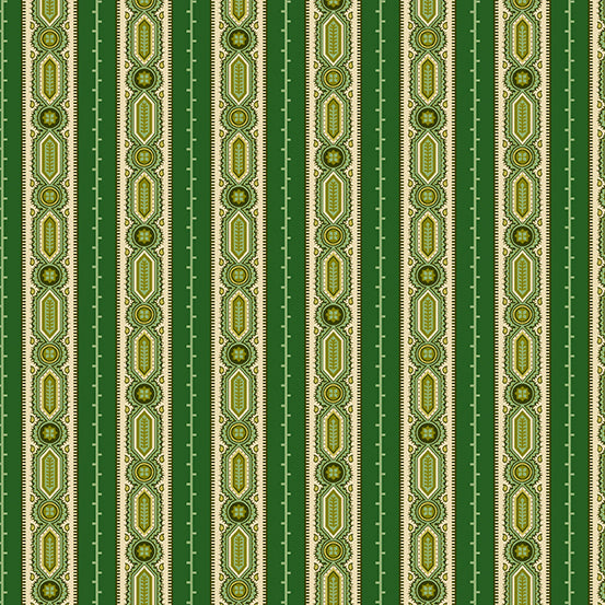 Green Thumb A-602-G Emerald Moss by Edyta Sitar for Andover Fabrics
