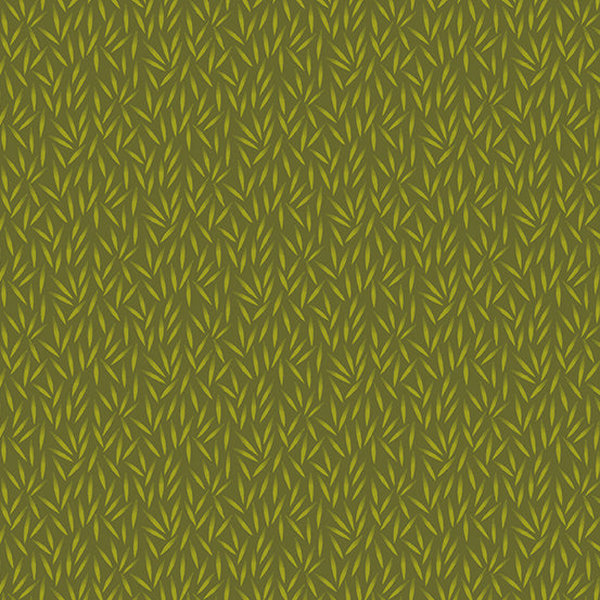Green Thumb A-613-V Olive Grove Bean by Edyta Sitar for Andover Fabrics