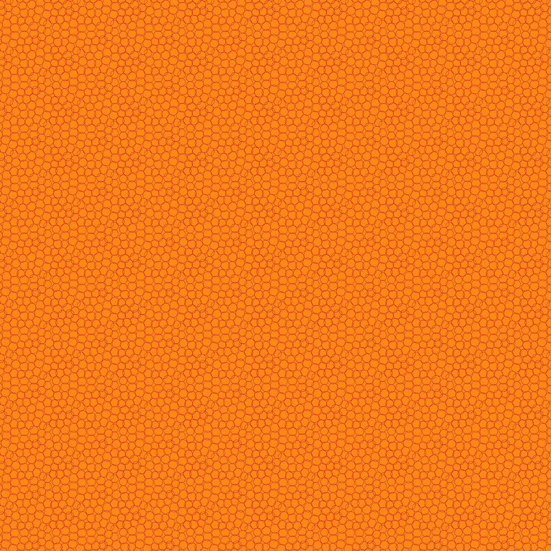 Grow 90405-56 Orange Bubbles by Pippa Shaw for FIGO Fabrics