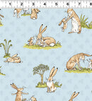 Guess How Much I Love You 2022 Y3683-29 Light Blue Toile licensed to Clothworks