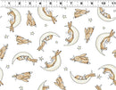 Guess How Much I Love You 2022 Y3684-1 White Sleepy Hares licensed to Clothworks