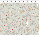 Guess How Much I Love You 2022 Y3685-61 Light Taupe Words licensed to Clothworks
