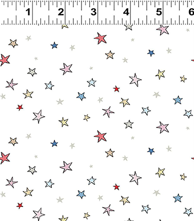 Guess How Much I Love You Flannel 2022 Y3690-55 Multi Color Stars licensed to Clothworks