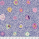 Guinea Flower GP59.BLUE by Kaffe Fassett for Free Spirit