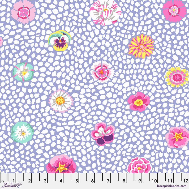 Guinea Flower PWGP059.LAVENDER by Kaffe Fassett for Free Spirit