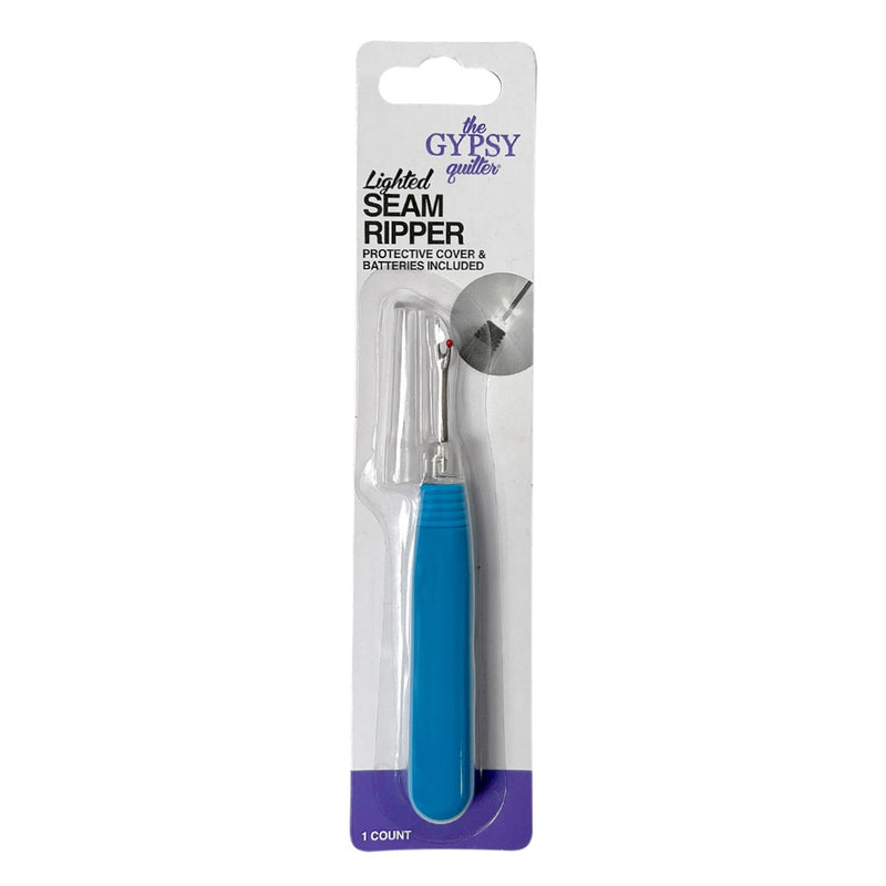 Gypsy Quilter Lighted Seam Ripper - Blue