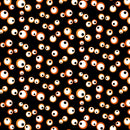 Halloween Party 12553-12 Eye See You Black Greta Lynn for Kanvas Benartex