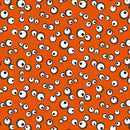 Halloween Party 12553-28 Eye See You Orange Greta Lynn for Kanvas Benartex