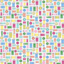 Handmade with Love 1775-01 White Stacked Thread Spools Patty Rybolt for Blank Quilting