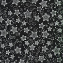 Holiday Flourish 15 SRKM-20789-2 Black by Robert Kaufman