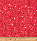 Holiday Jewels 13564P-10 Snowfall Red by Amanda Murphy for Contempo with Benartex