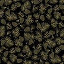 Holiday Sparkle 12527M-12 Sparkling Pines Black by Greta Lynn for Kanvas with Benartex