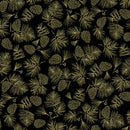 Holiday Sparkle 12527M-12 Sparkling Pines Black by Greta Lynn for Kanvas with Benartex