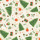 Holiday Sweets U4994-33G Cream-Gold by Hoffman Fabrics