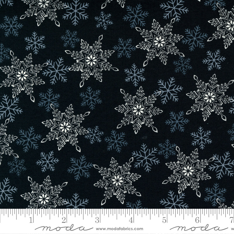 Home Sweet Holidays 56002-15 Black by Deb Strain for Moda