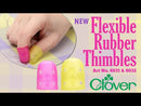 Flexible Rubber Thimbles - Large
