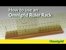 Omnigrid Wooden Ruler Rack