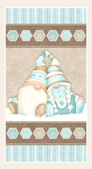 I Love Sn'Gnomies Flannel Panel F9646P-13 Multi Gnome Panel Shelly Comiskey Henry Glass Fabrics