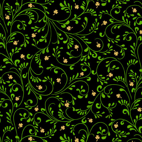 Irish Wishes 28649-J Leaf Vine Quilting Treasures