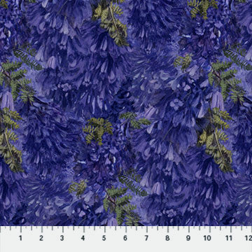 Jacaranda DP24056-44 Jacaranda Floral Blue by Matthew Hillier for Northcott