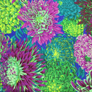 Japanese Chrysanthemum PJ41.GREEN by Philip Jacobs for Free Spirit