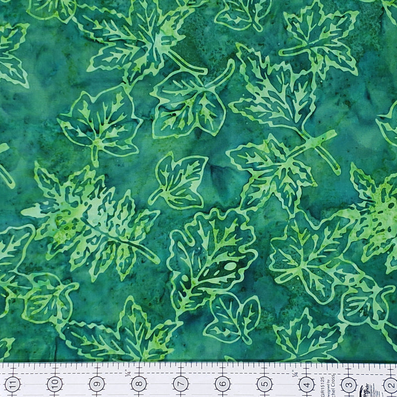 Java Batiks - Leaves by Maywood Studio