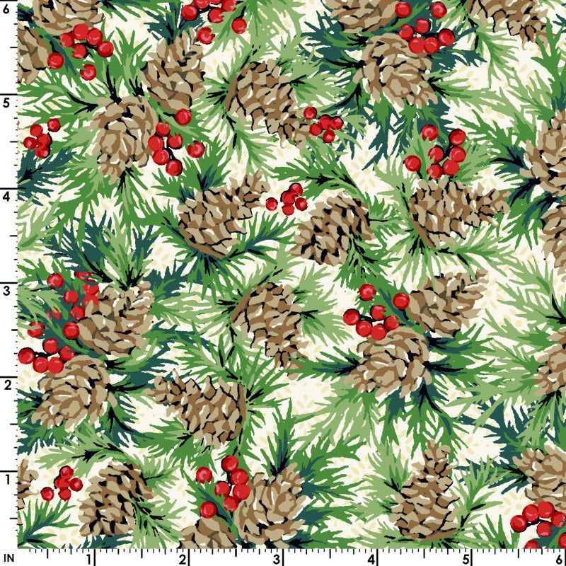 Joyful MAS9915-SW Soft White Pinecones by Maywood Studio