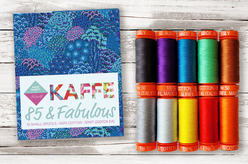 Kaffe Fassett 85 & Fabulous Small Spool Thread Collection