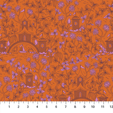 Kindred Sketches 90530-56 by Kathy Doughty for FIGO Fabrics
