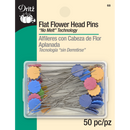 Flower Head Pins - No Melt - 50 Count