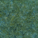 Large Leaves Batik 1400 22221 774 Dark Green by Wilmington Prints