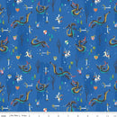 Little Brier Rose SC11072-MIDNIGHT Dragons Midnight Sparkle by Jill Howarth for Riley Blake Designs