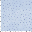Little Lambies Woollies Flannel MASF18506-B2 Blue Polka Dots by Bonnie Sullivan for Maywood Studio