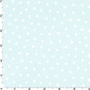 Little Lambies Woollies Flannel MASF18506-QW Light Aqua/White Polka Dots by Bonnie Sullivan for Maywood Studio