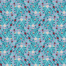 Loli's Garden AS102-BD1 Petunia Blue Dream by Ana Sanfelippo of Cotton + Steel for RJR Fabrics