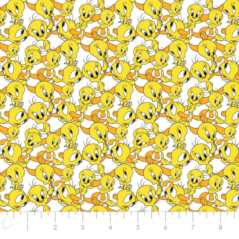 Looney Tunes II 23600171-01 White Tweety Expressions Camelot Fabrics
