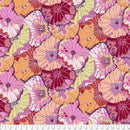Lotus Leaf GP29.REDD by Kaffe Fassett for Free Spirit