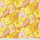 Lotus Leaf GP29.YELLO Yellow by Kaffe Fassett for Free Spirit