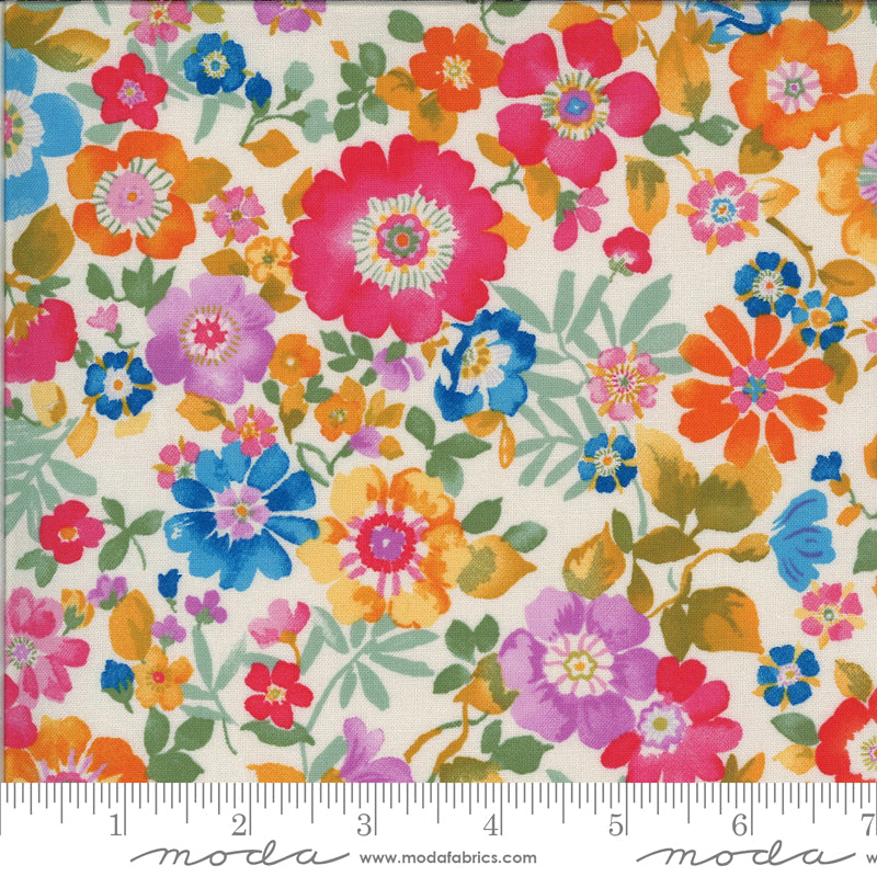 Lulu 33581-16 Linen Flower Garden Chez Moi Moda