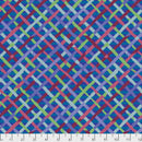 Mad Plaid PWBM037.COBAL Cobalt by Brandon Mably for Free Spirit