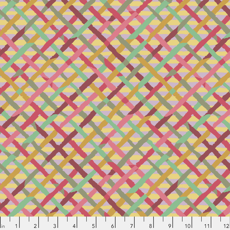 Mad Plaid PWBM037.MAUVE by Brandon Mably for Free Spirit