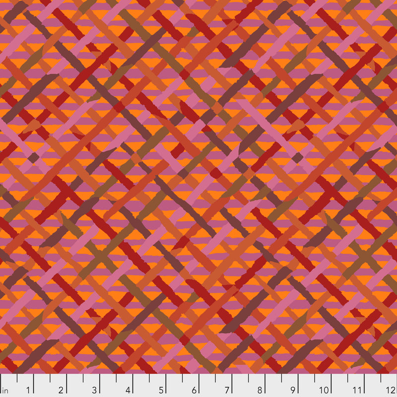 Mad Plaid PWBM037.REDXX by Brandon Mably for Free Spirit