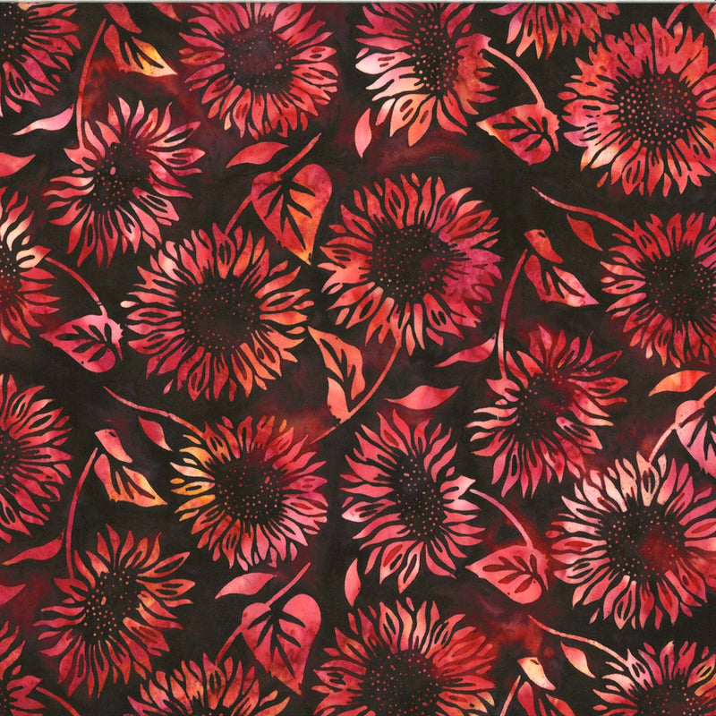 Made with Love Batik U2476-711 Deep Fuchsia by Hoffman Fabrics