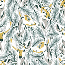 Magic of Yosemite JD200-SG3M Morning Deer Silver Grey Metallic by Julia Dreams for RJR Fabrics