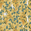 Magic of Yosemite JD201-YG3M Elusive Fox Yellow Gold Metallic by Julia Dreams for RJR Fabrics