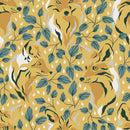 Magic of Yosemite JD201-YG3M Elusive Fox Yellow Gold Metallic by Julia Dreams for RJR Fabrics