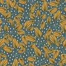 Magic of Yosemite JD203-DT3 Leaf Fall Dark Teal by Julia Dreams for RJR Fabrics