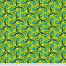 MagiCountry PWOB056.GREEN Fronds by Odile Bailloeul for Free Spirit